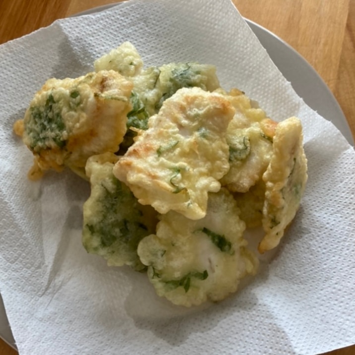 鯛の青じそ天ぷら